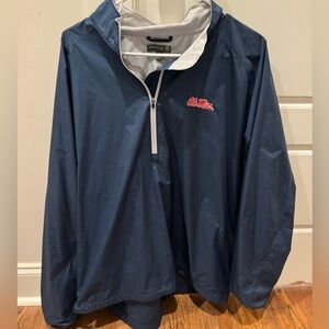 Peter Millar Ole Miss Windbreaker Quarter Zip